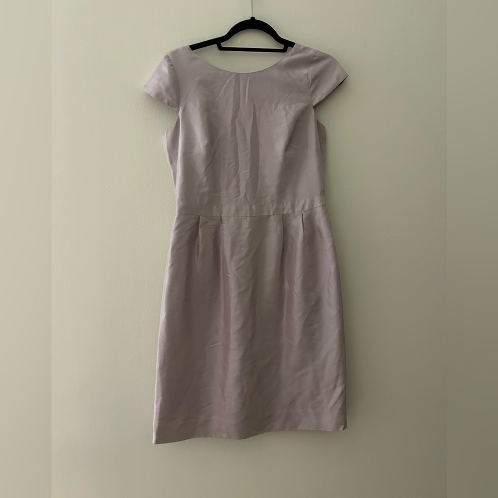 Silk lilac Knee-Length JCrew Dress | professional and sleek dress! Size 6